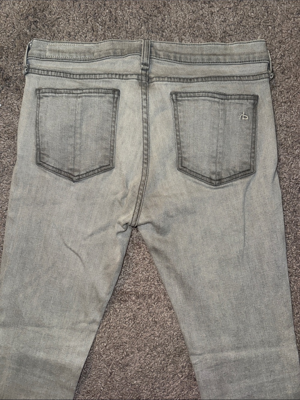 rag & bone Gray Denim Jeans Skinny Fit - Picture 10 of 12
